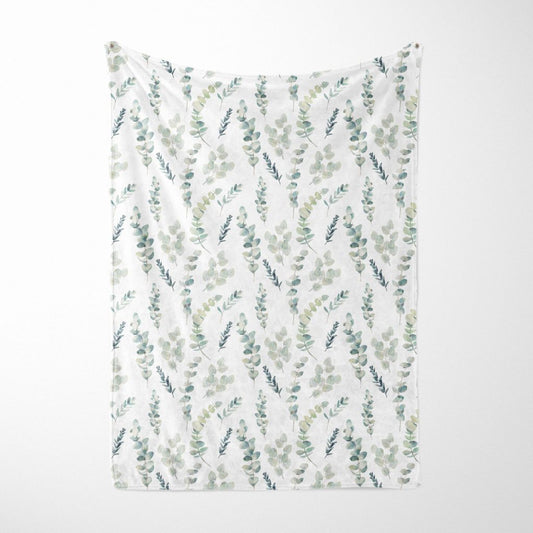 Leaves - Coral Fleece Blanket