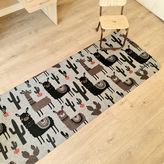 Llama Drama - Recycled Felt Mat Runner