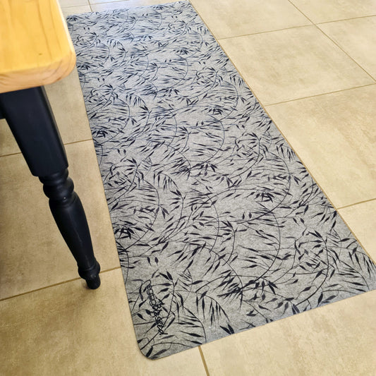 Bamboo Leaves - Recycled Felt Mat Runner