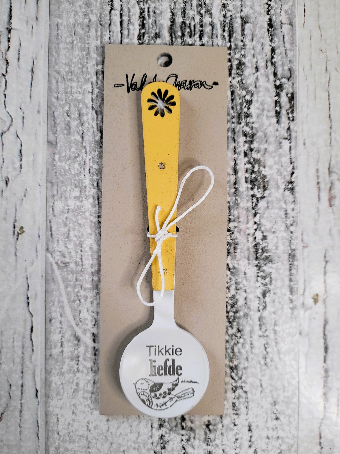 Enamel sugar spoon - Tikkie liefde (multiple colors)