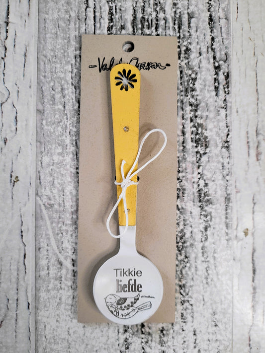 Enamel sugar spoon - Tikkie liefde (multiple colors)