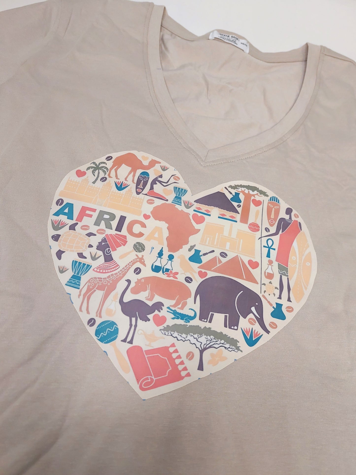 T-shirt - Africa heart