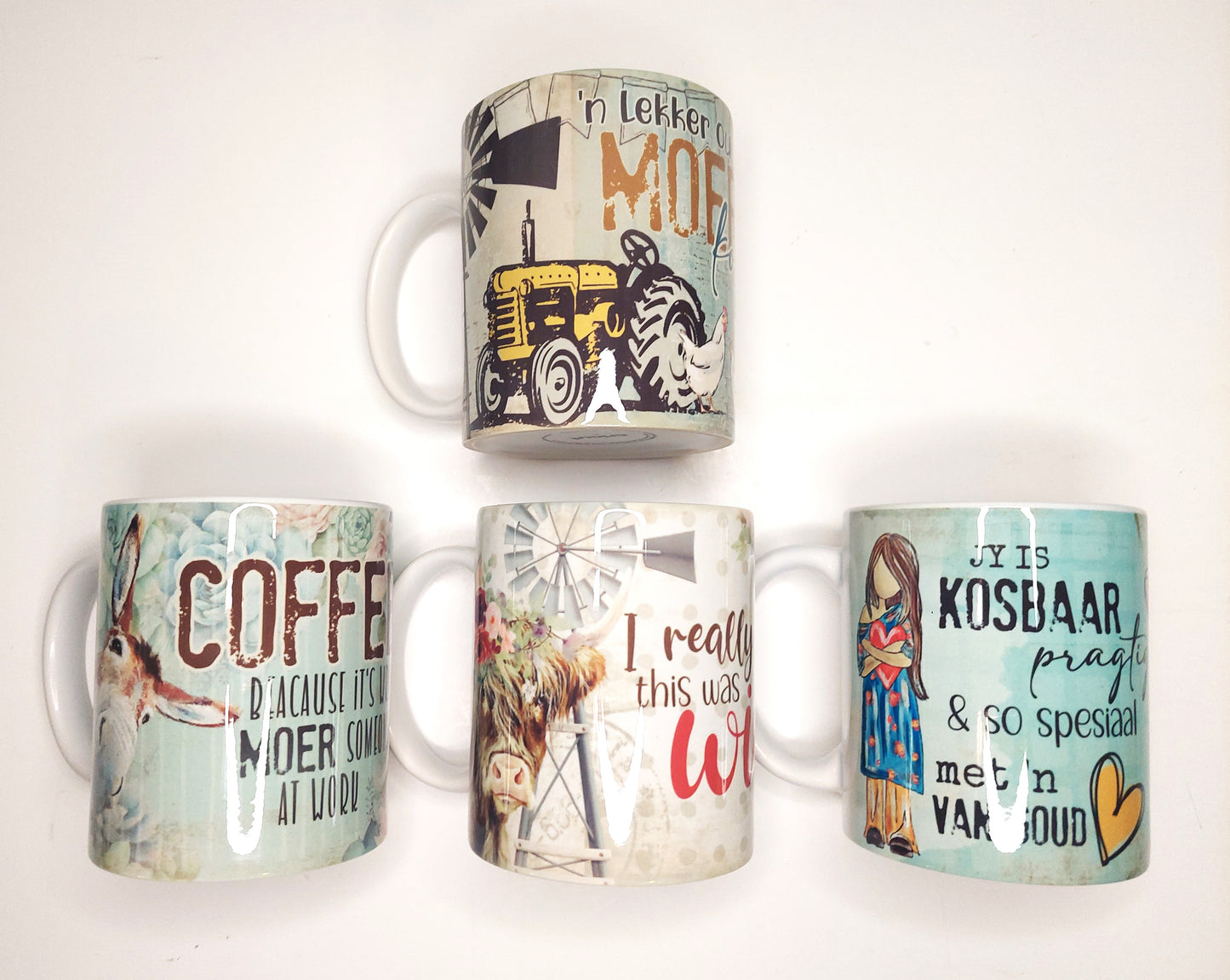 Afrikaans funky mugs - ceramic