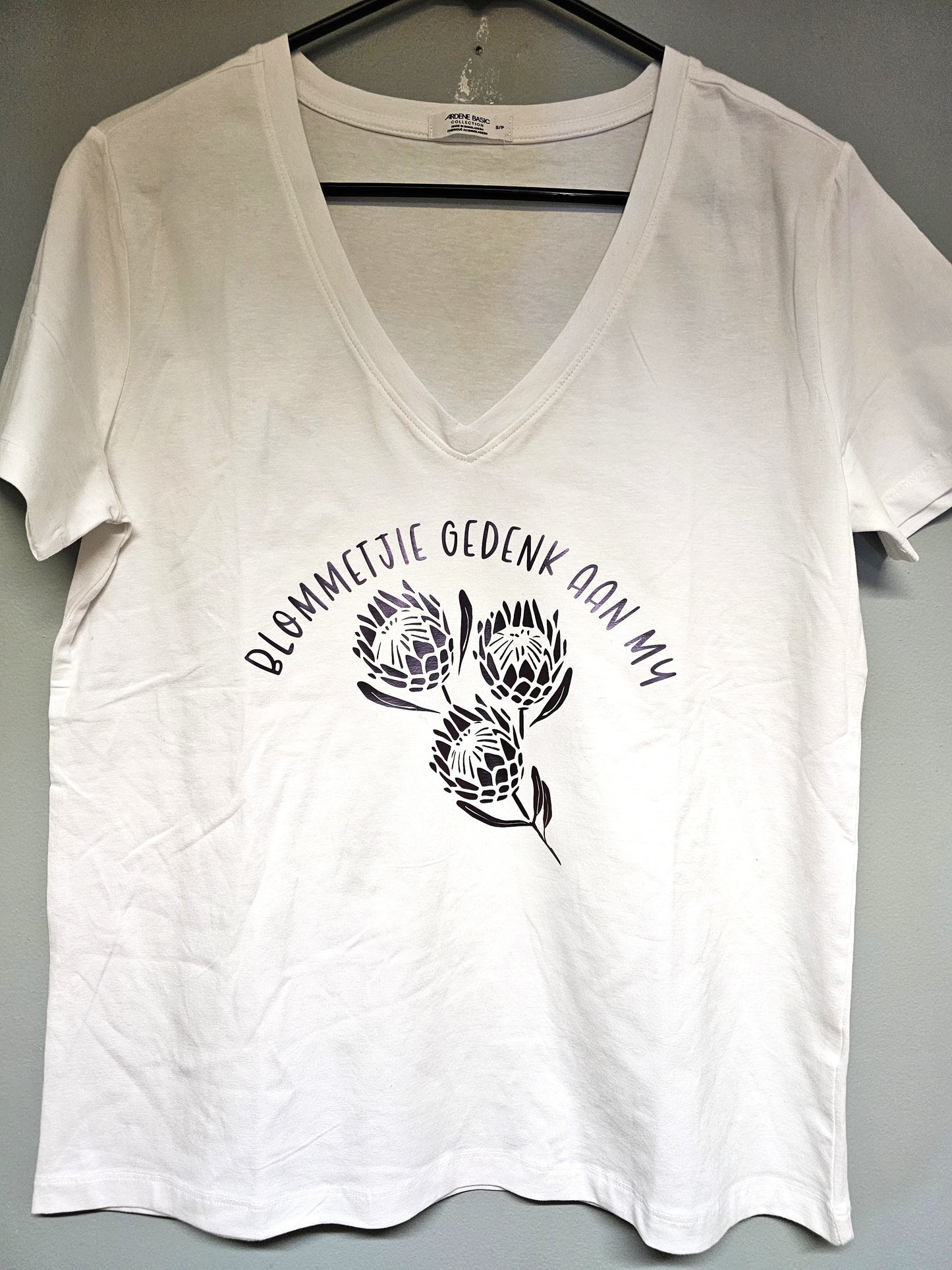 T-shirt - Blommetjie gedenk aan my