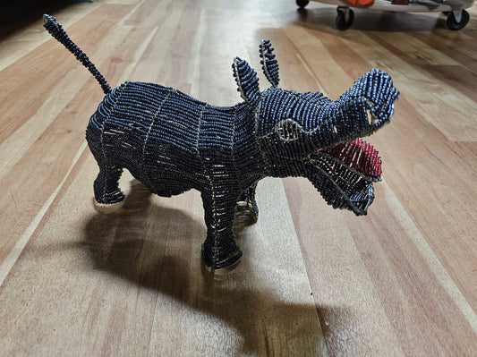 Beaded hippo