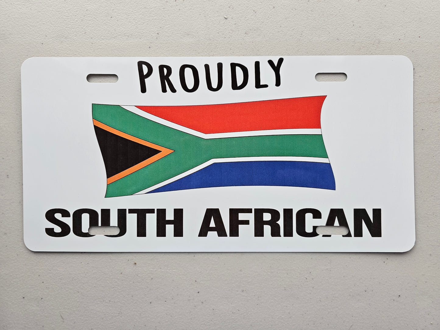 Number plates - South African