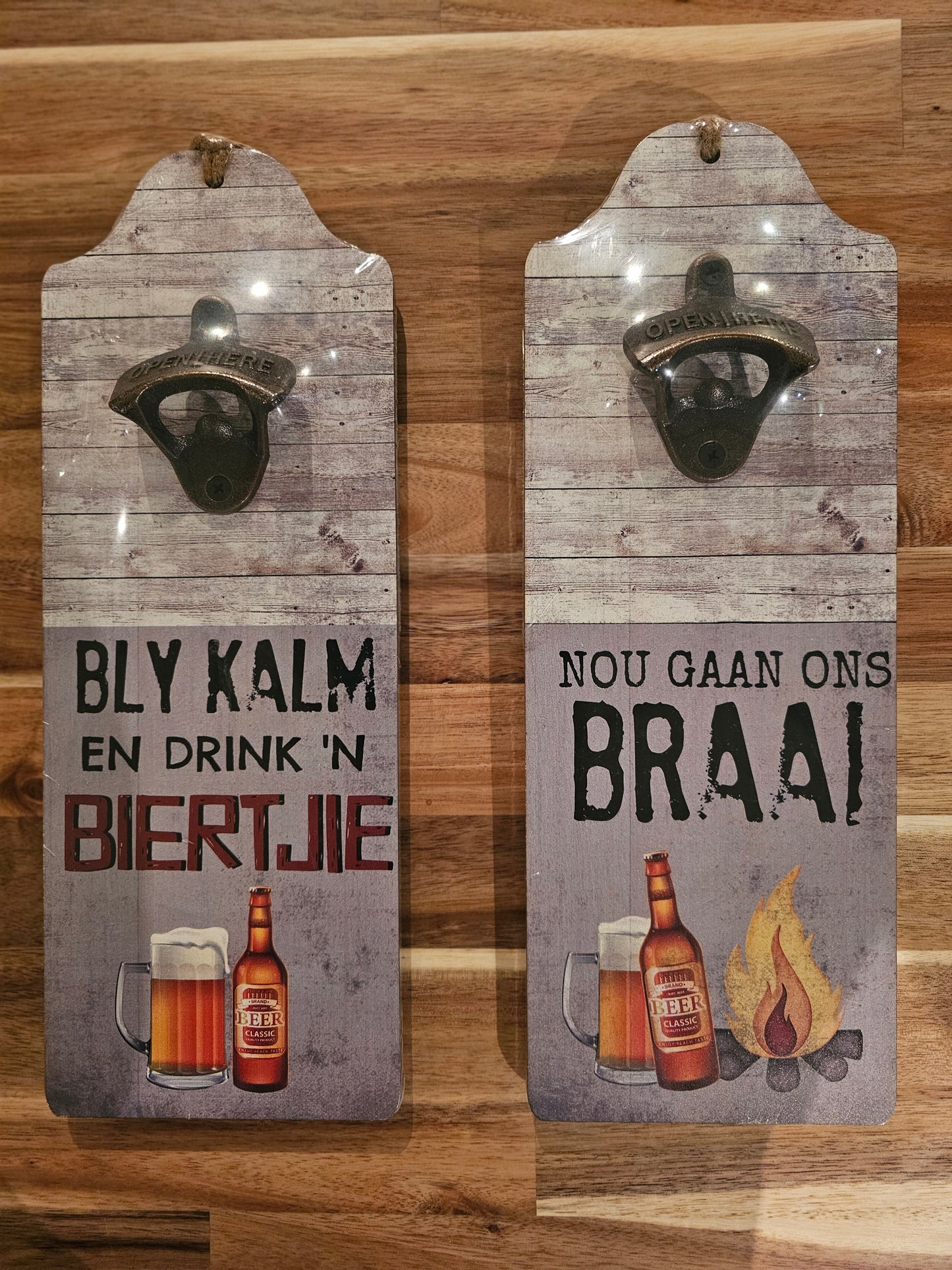 Bottle opener sign