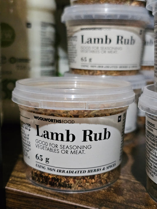 Woolworths lamb rub