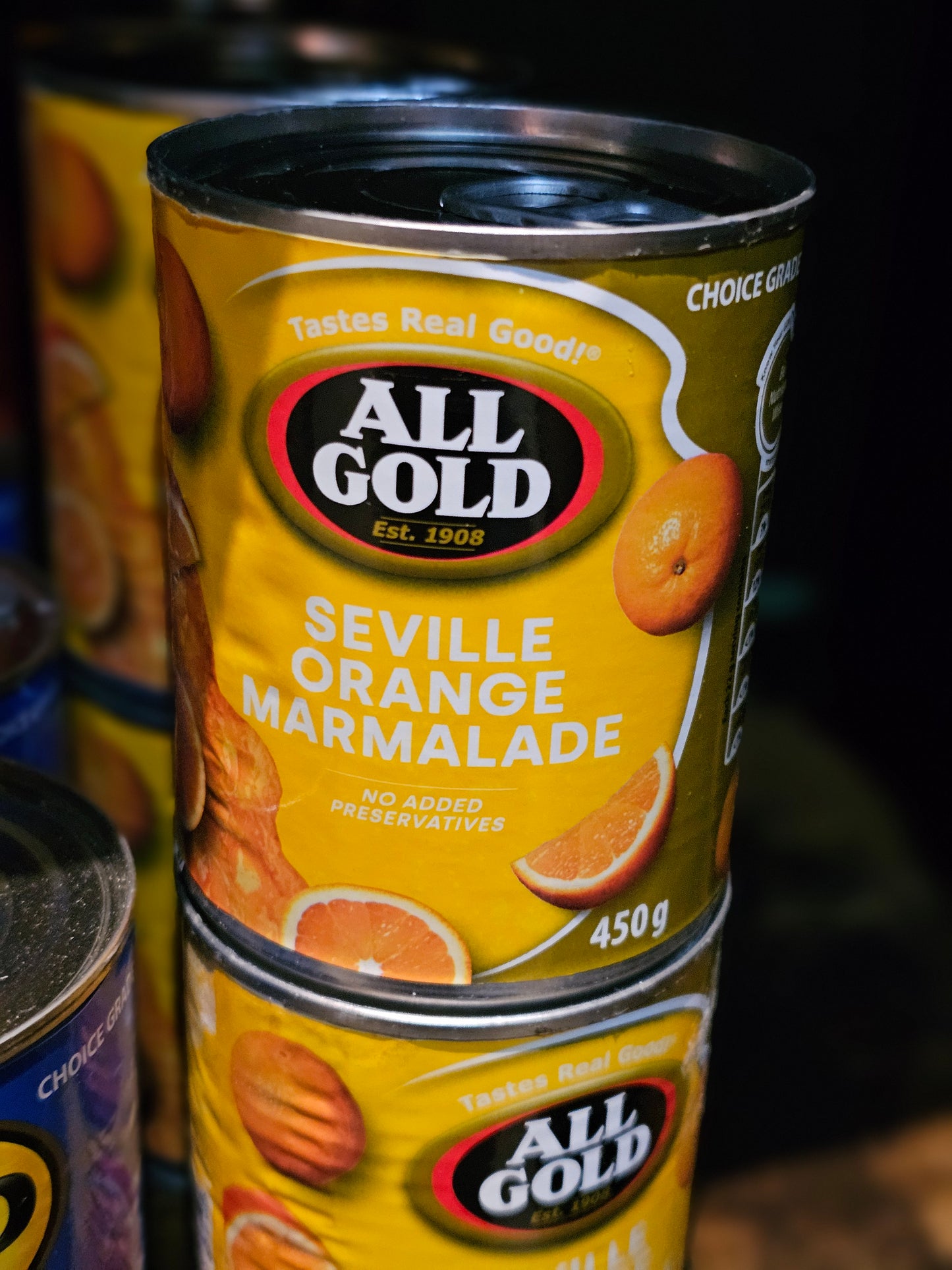 All gold Smooth Seville orange marmelade 450g