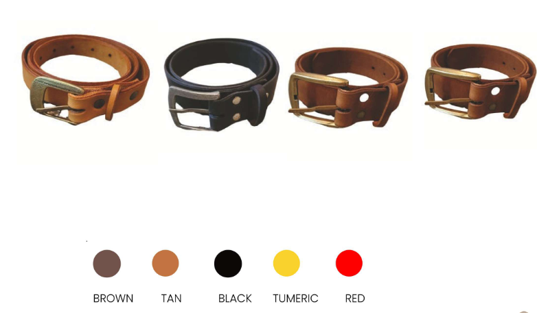 Leather belts - multiple options