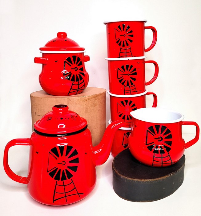 Camping Set - Hand painted in SA