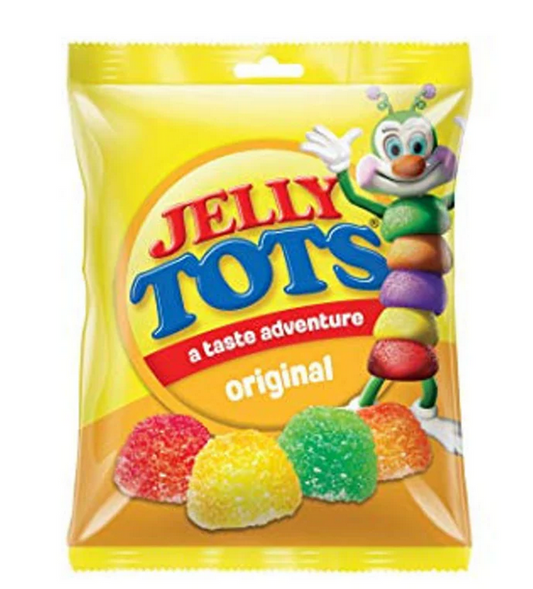 Jelly Tots-chocolate covered, 50g