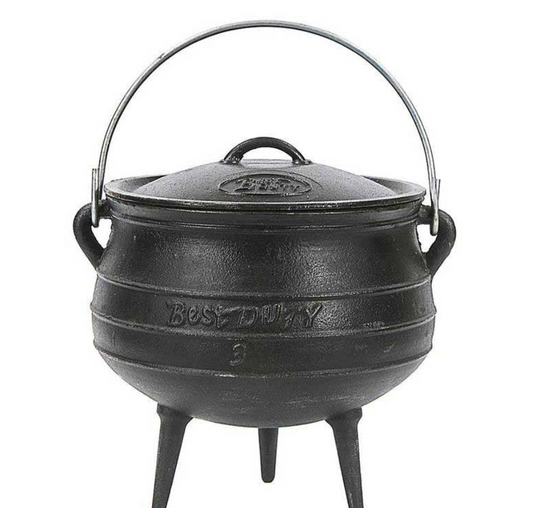 3-Legged Cast Iron Potjie Cooker NR3