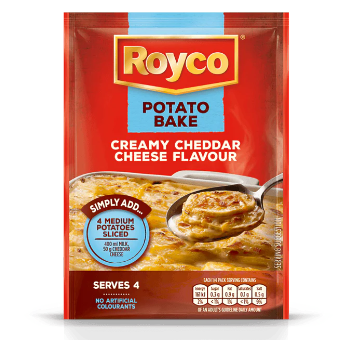 Royco Potato Bake Creamy Cheddar Cheese, 41g