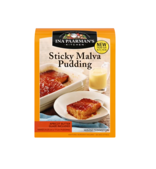 Ina Paarman Bake Mixes Sticky Malva Pudding 500g box