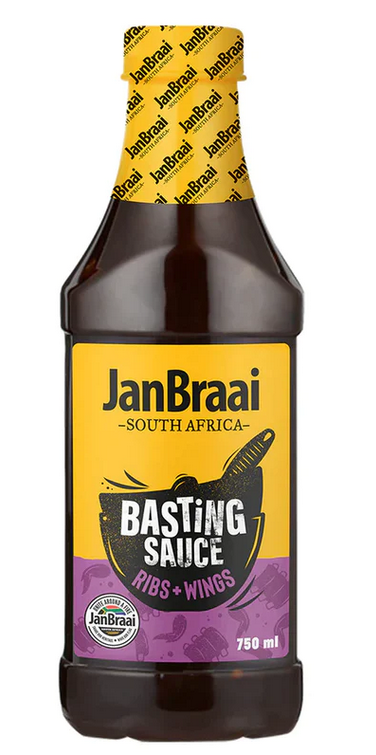 Jan Braai Ribs & Wings Basting Sauce, 750ml