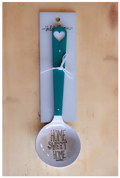 Large Dish spoon 28cm  Home sweet home