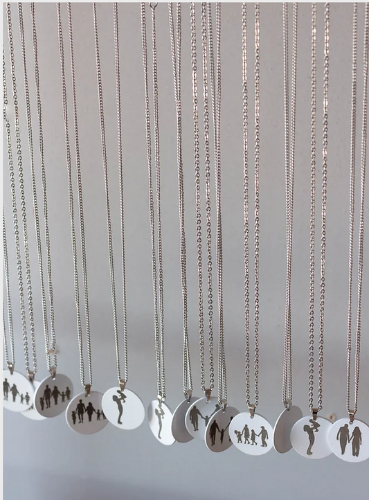 My family necklace pack of 15