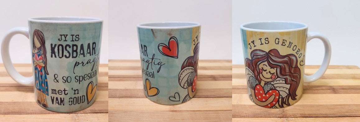 Afrikaans funky mugs - ceramic