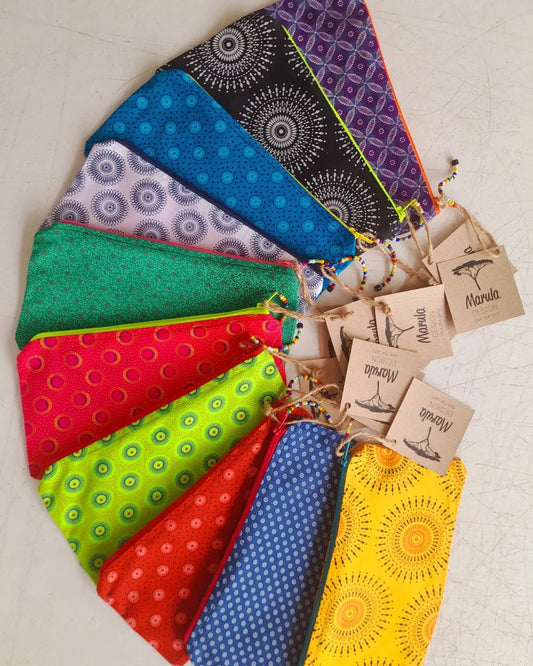 Shweshwe Mini pouch (mix of 6)