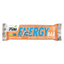 PVM Energy Bar: Caramel Nut, 45g- past BB date