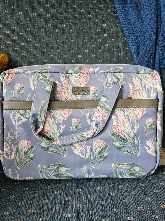 Laptop bag - protea purple