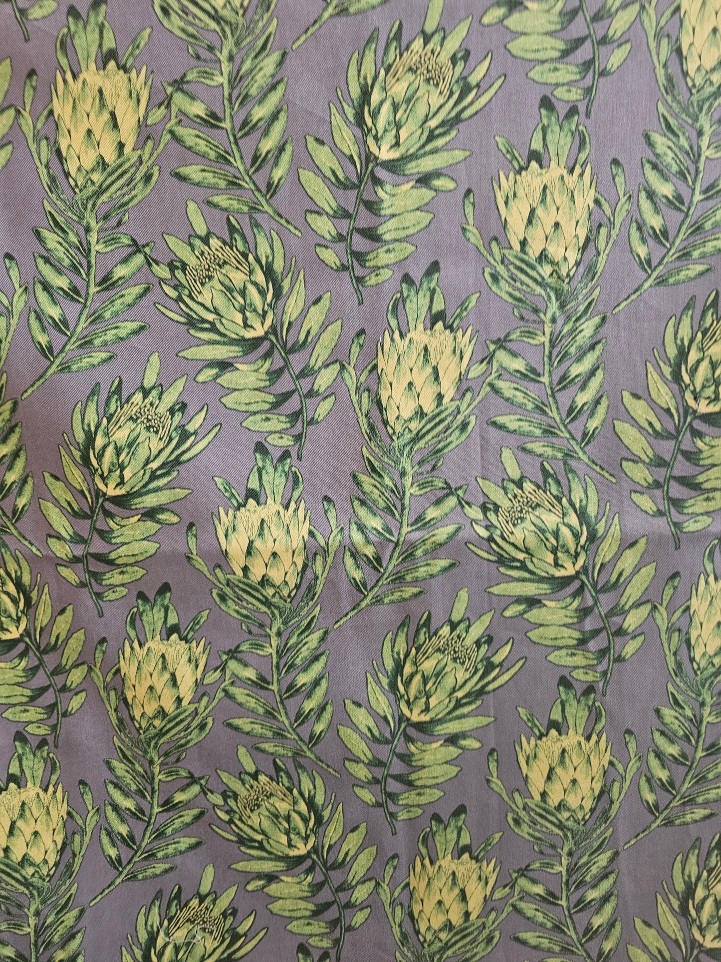 Protea Table cloth - cotton canvas