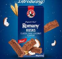 Bakers Romany cream Rusks 450g pack