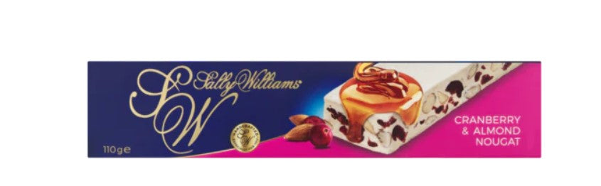 Sally Williams Cranberry Almond Nougat, 110g